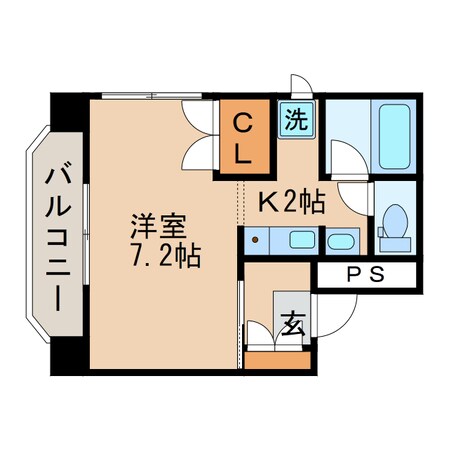 松本ビル(常磐町)の物件間取画像